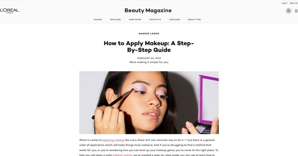 how to apply makeup for beginners by loreal paris how to apply makeup for beginners by loreal paris