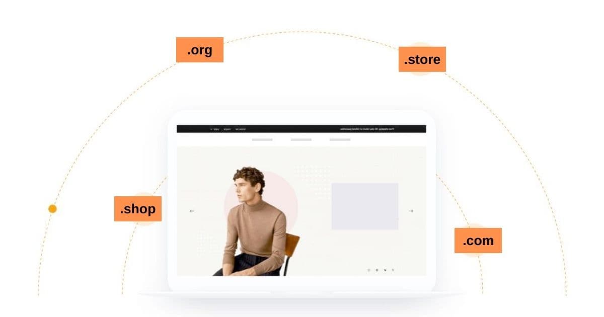 Popular domain extensions in ecommerce