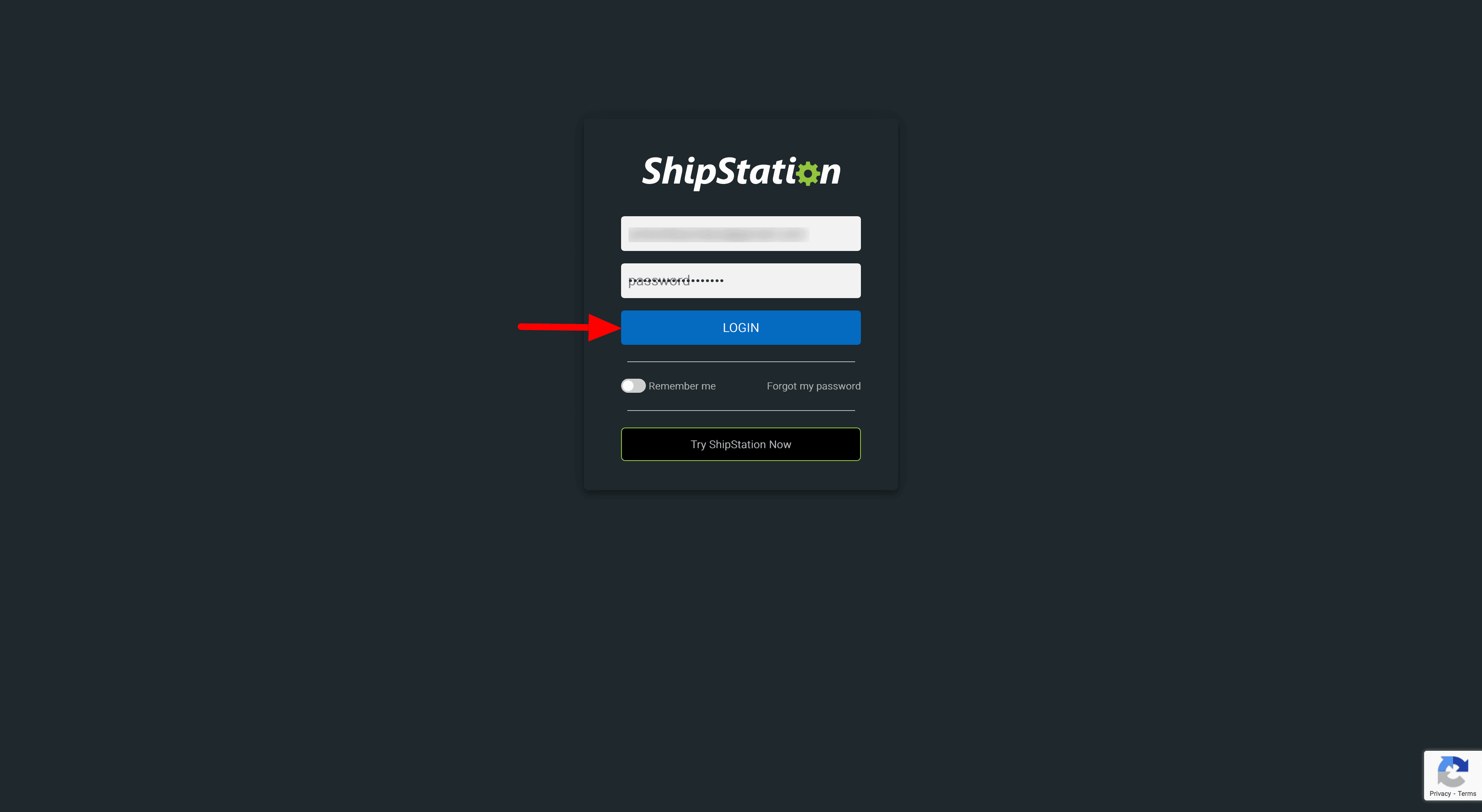 shipstation login screen shipstation login screen