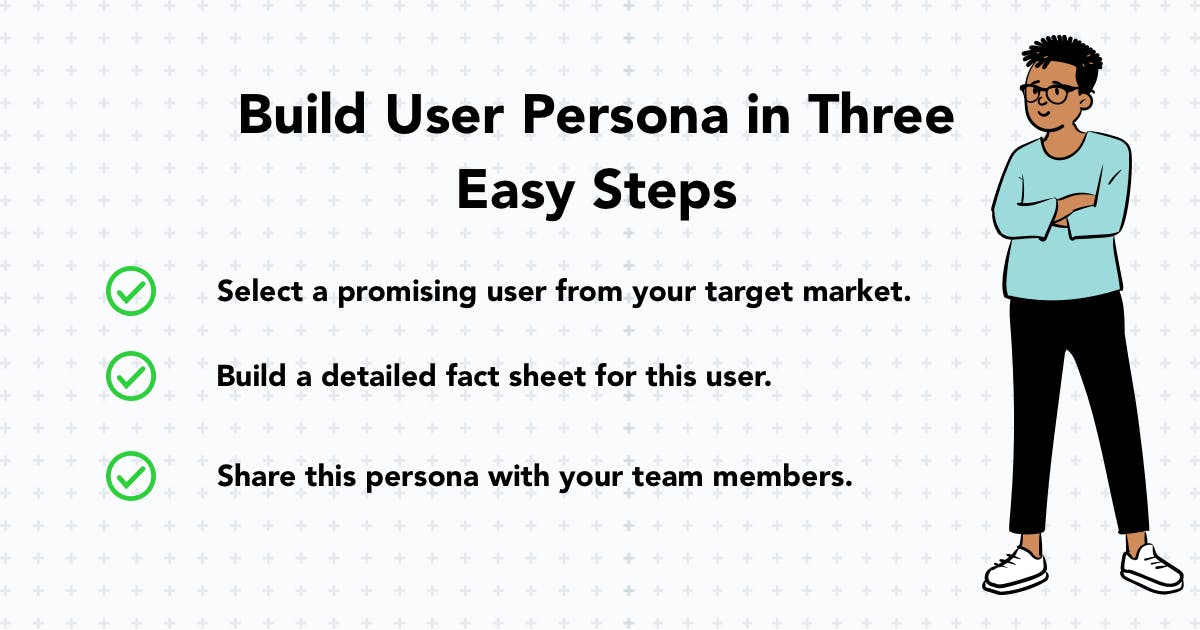 Build user persona in three easy steps.